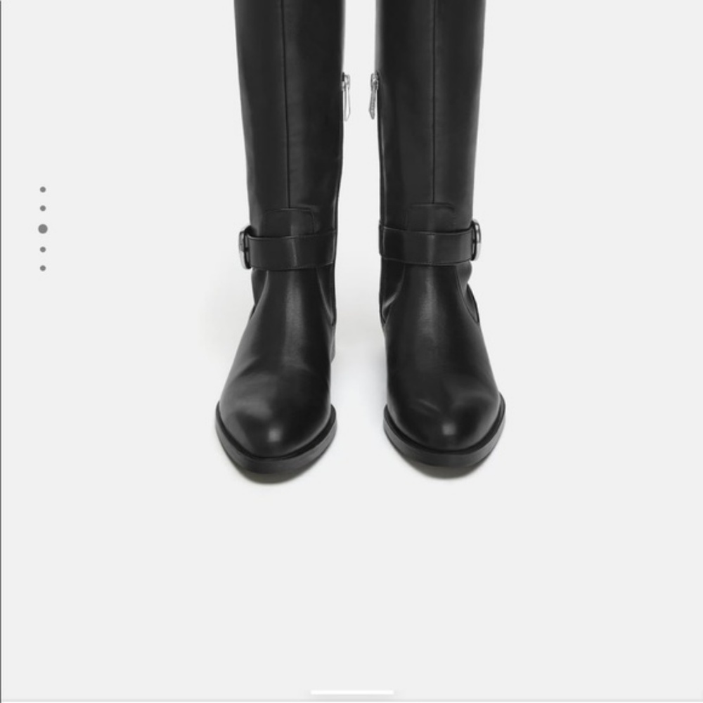 Zara flat boots with buckle - Picture 5 of 6